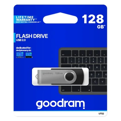 Goodram TWISTER-Chiavetta USB Da 128 GB, Nero