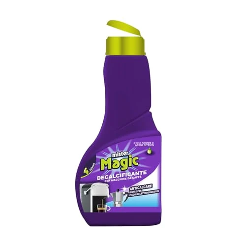 Offerta a tempo: Mr Magic Decalcificante Macchinetta Caffè, Trattamento Anticalcare, per Piccoli Elettrodomestici, Biodegradabile al 98%, 200 Ml, Multicolore - 27% da 4.08 € a 2.99 €