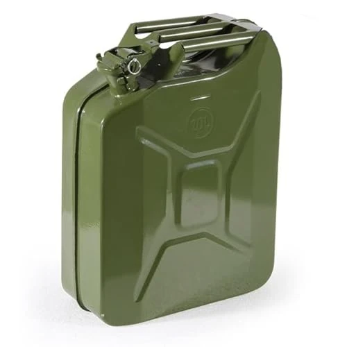 Metal Jerry Can for Fuel, 20 Litres.