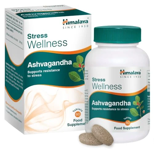Zeitlich begrenztes Angebot: Himalaya Stress Wellness Ashwagandha 500mg, 60 Tabletten (30 Tage) – Adaptogenes Nahrungsergänzungsmittel für Stress, Energie & Entspannung – Vegane ayurvedische Formel von 10.99 € auf 8.02 € (27% Rabatt)