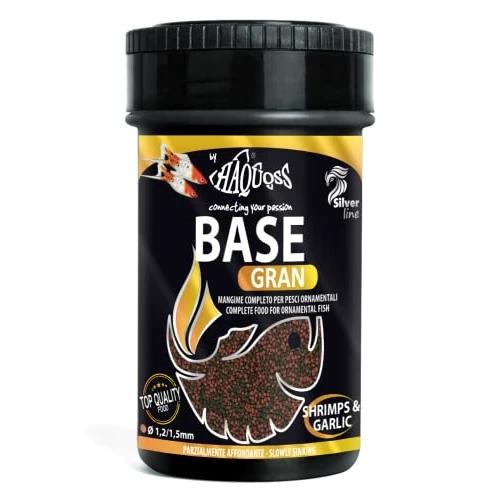 Haquoss Basegran Granulat 1,2/1,5mm für Tropische Fische 100ml/40gr