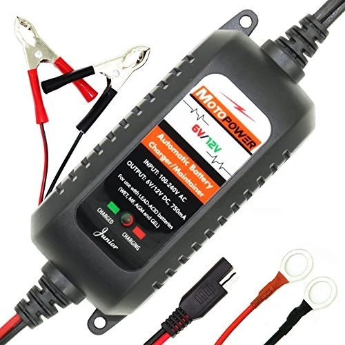 Offre limitée : MOTOPOWER MP00205B 12V 1000mA Chargeur/Mainteneur de Batterie entièrement Automatique de 26.96 EUR à 23.99 EUR (remise 11%)