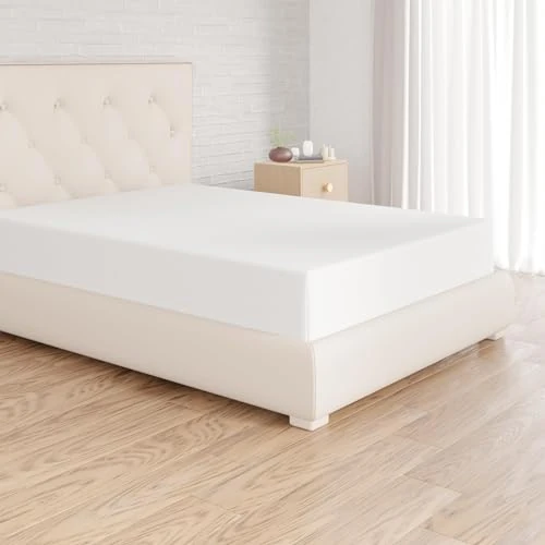 Offre limitée : Amazon Basics Drap Housse, 160 x 200 x 30 cm, en Polyester Microfibre pour Matelas Épais jusqu'à 30 cm, Blanc de 9.09 EUR à 9.09 EUR (remise 0%)