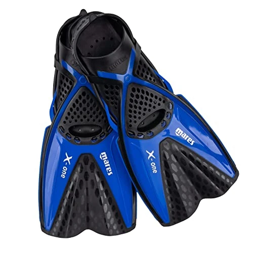 Offerta a tempo: Mares X-One - Pinne snorkeling corte e leggere, scarpetta aperta forata, tecnologia Channel Thrust, ideali per viaggi e immersioni tropicali - 36% da 36.35 € a 23.40 €