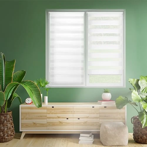Oferta ograniczona: Blindecor Indus Roleta dzienna nocna bez wiercenia | Kolor złamana biel 37 x 180 cm (dł. x wys.) | Rozmiar tkaniny 34 x 175 cm | Roleta do mocowania z wierceniem lub bez z 107.21 EUR na 107.21 EUR (znizka 0%)