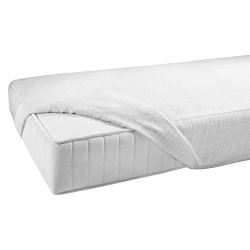 Limited offer: Gabel - Bianco Jersey and Cotton Mattress Protector 90 x 200 x 0.5 cm from 14.56 EUR to 14.56 EUR (save 0%)
