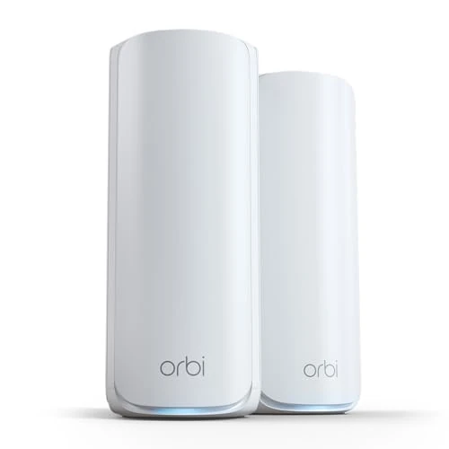 Oferta limitada: NETGEAR Orbi 770 | Sistema Mesh WiFi 7 | RBE772 | Router WiFi 7 y 1 satélite | hasta 11 Gbits/s | Alcance 360 m² | Soporta 100 Dispositivos | Puerto Internet 2.5GB | Tribanda BE11000 | Blanco de 527.90 € a 499.99 € (ahorro 5%)