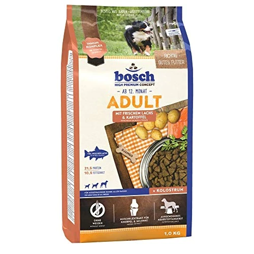 Offerta a tempo: bosch HPC Adult con salmone fresco e patate | Cibo secco per cani adulti di tutte le razze | 1 x 15000 g - 11% da 54.95 € a 48.99 €