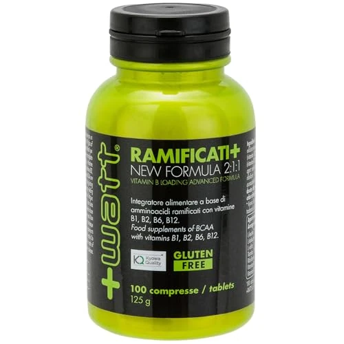 Ramificati+ 2:1:1 Vitamin B Loaded - Amminoacidi Ramificati per Sostenere la Sintesi Proteica - Formato: 100 Compresse