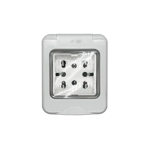 Zeitlich begrenztes Angebot: 4Box 4B.ip55.h21 Behälter IP55 komplett-Steckdose Side, 250 V, grau von 11.73 € auf 11.73 € (0.00% Rabatt)