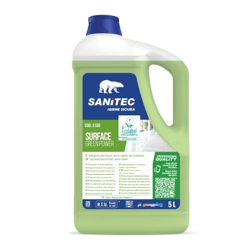 Sanitec Green Power 3105 Floors, Concentrated Cleaner, Ecological, 5 kg