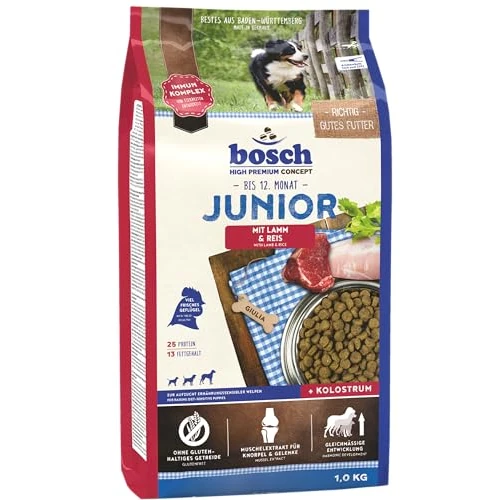 Offerta a tempo: bosch HPC Junior con agnello e riso | Cibo secco per cani per allevare cuccioli sensibili dal punto di vista nutrizionale | 1 x 3000 g - 19% da 16.95 € a 13.73 €