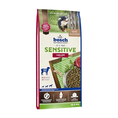 Offre limitée : bosch HPC Sensitive Agneau et riz - Croquettes pour les chiens de toutes races sensibles à l'alimentation - 1 x 15 kg de 64.49 EUR à 47.08 EUR (remise 27%)