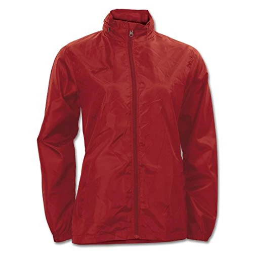 Offre limitée : Coupe-Vent Imperméable à Capuche Intégrée pour Femme, Taille M, Rouge de 15.95 € à 15.95 € (0.00% de remise)