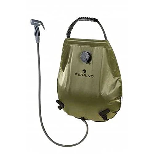 Offerta a tempo: Ferrino Sunshower Deluxe, Borsa per Doccia, Appendibile Verde, 20 Litri - 42% da 59.90 € a 34.99 €