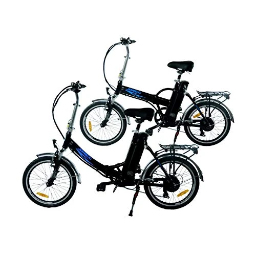 Offerta a tempo: Un paio (2 pezzi) bici elettriche 20 pollici (50,8 cm) SWEMO in alluminio, pieghevoli, Pedelec SW100 e SW200 modello 2016, Sw100 & Sw200, nero, 51 cm - 0.00% da 330.00 € a 330.00 €