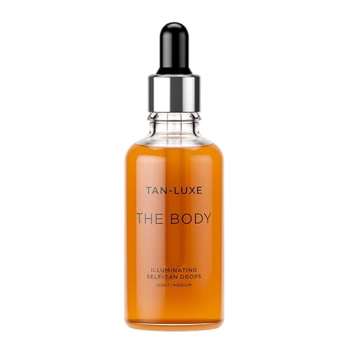 Offerta a tempo: TAN-LUXE THE BODY Gocce autoabbronzanti, medie (50 ml) Aggiungi gocce abbronzanti alla cura della pelle per un'abbronzatura del corpo personalizzata, cruelty free e vegana - 16% da 45.43 € a 37.95 €