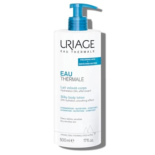 Oferta limitada: URIAGE EAU THERMALE Loción corporal hidratante con MANTECA DE KARITÉ Y ÁCIDO HIALURÓNICO - Hidratación intensa durante 24h - Loción corporal ligera y sedosa - Aroma floral agradable - Sin parabenos de 17.50 € a 16.32 € (ahorro 7%)