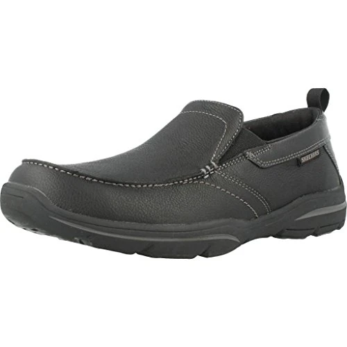 Limited-time offer: Skechers Men's HARPER- FORDE Loafers, Black (Black Blk), 12 (47.5 EU) from 55.99 £ to 55.99 £ (save 0.00%)