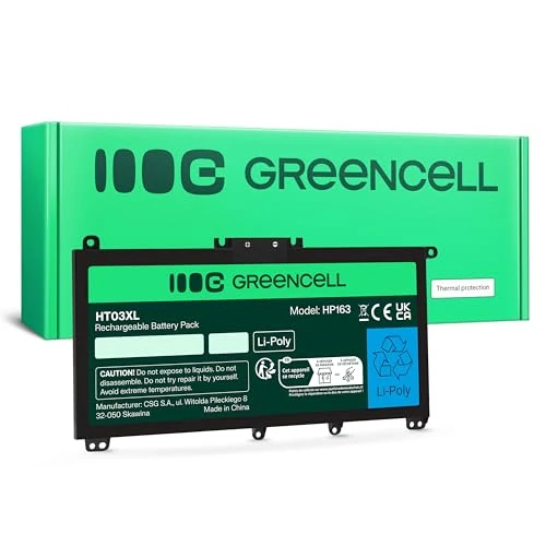 Zeitlich begrenztes Angebot: Green Cell Akku für HP HT03XL HTO3XL L11421-2C2 L11119-855 L11421-2C2 240 245 250 255 340 348 15-DB 15-DA 15-CS 17-BY 17-CA Pavilion 14-DH 15-CS 17-CA X360 14-DH von 39.95 € auf 31.66 € (21% Rabatt)