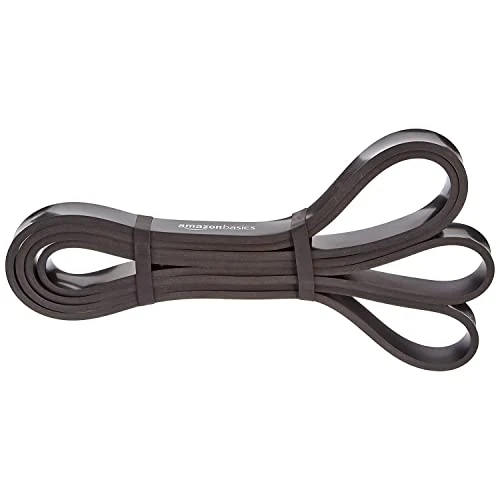 Offre limitée : Amazon Basics Bande élastique de résistance, 13,6 à 27,2 kilos (1,9 cm de large), Noir de 11.91 € à 11.91 € (0.00% de remise)