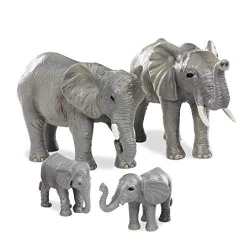 Limited offer: Terra by Battat – 4 Pieces African Elephant Toys Family Set – Realistic Plastic Safari Animals Figures – Animal Toys for Kids 3+ Years – Elephant Gifts & Baby Shower Decorations from 12.67 USD to 12.67 USD (save 0%)