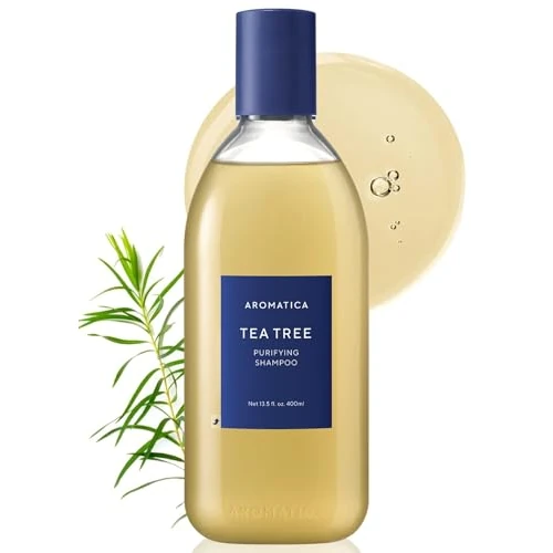 Zeitlich begrenztes Angebot: AROMATICA Reinigendes Shampoo mit Teebaum - Sulfatfrei, Vegan mit Salicylsäure | Haarreiniger für juckende Kopfhaut – 13,53 oz / 400 ml von 22.54 € auf 19.16 € (15% Rabatt)