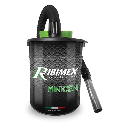Oferta limitada: Ribimex Bidón aspirador de cenizas para estufas, chimeneas y barbacoas, Con filtro HEPA protegido por una malla metálica, Tubo metálico flexible de 85 cm, con lanza 20 cm, Filtro de recambio 800751 de 47.06 EUR a 33.90 EUR (ahorro 28%)
