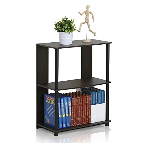 Offerta a tempo: Furinno Libreria, Legno, Marrone (Walnut/Black) - 0.00% da 42.99 € a 42.99 €