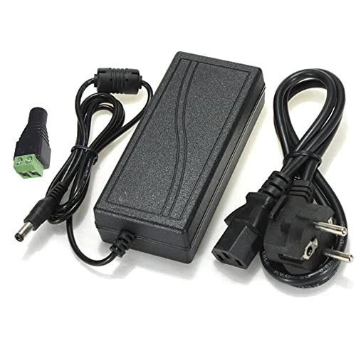 Offerta a tempo: Risparraluz Trasformatore DC alimentatore per strisce LED fonte di alimentazione 220 V (12 V 5 A 60 w), nero - 0.00% da 44.04 € a 44.04 €