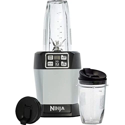 Offerta a tempo: Ninja Nutri BL480EU Frullatore con Auto-iQ, 1000 Watts, Argento - 0.00% da 89.99 € a 89.99 €