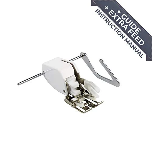 Oferta limitada: Prensatelas de Doble Arrastre Walking Foot para Máquinas de Coser Alfa, Singer, Brother, Toyota, Silvercrest y más (Caña Baja) (con guía) de 16.99 € a 16.99 € (ahorro 0.00%)