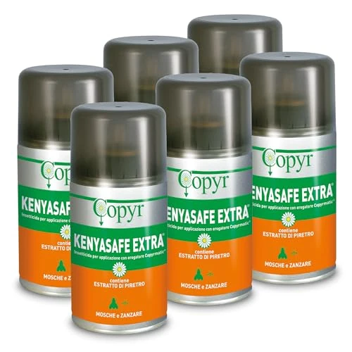 COPYR - kenyasafe Extra - Lot de 6 flesjes met insecticide