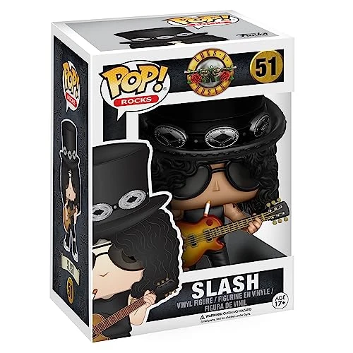 Offerta a tempo: Funko Pop! Vinyl: Rocks: GN'R: Slash - Guns N Roses - Figura in Vinile da Collezione — 20% da 19,92 € a 16,00 €