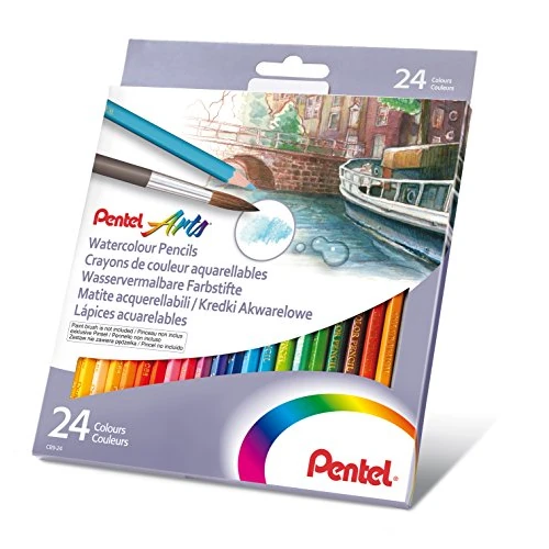 Offerta a tempo: Pentel CB9 Matite colorate acquerellabili 24 pezzi — 24% da 11,80 € a 8,97 €