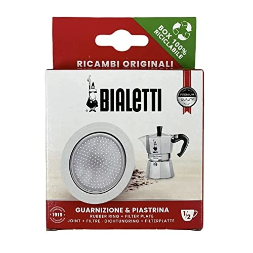 Zeitlich begrenztes Angebot: BIALETTI Dichtung und Ersatzfilter für Kaffeemaschine Mokina 1/2 Tasse von 5.51 € auf 5.51 € (0.00% Rabatt)