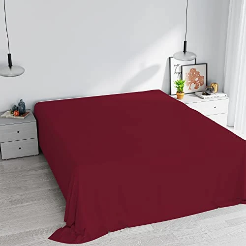 Zeitlich begrenztes Angebot: Italian Bed Linen Max Color Oberlaken, Bordeaux, Maxy Doppelte von 26.32 € auf 26.32 € (0.00% Rabatt)