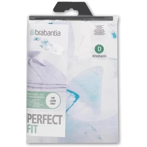 Limited-time offer: Brabantia Ironing Board Cover D 135x45 cm – Nature | 1x Random 100% Cotton Top Layer with 2mm Foam Padding for Size D Ironing Boards | Durable, Washable, and Easy to Install from 31.37 GBP to 31.37 GBP (save 0%)