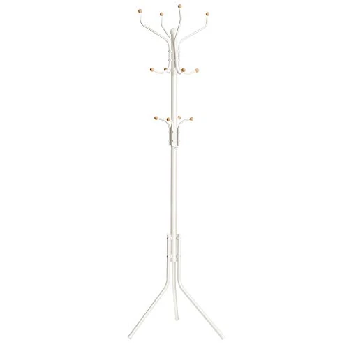 Beperkte aanbieding: SONGMICS kapstok, Hoogte 182 cm, Stevige metalen kapstok, Kapstok, Wit RCR19W van 24.89 EUR naar 22.95 EUR (besparing 8%)