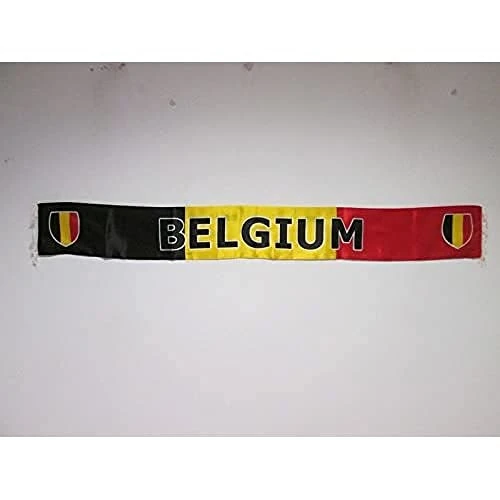 AZ FLAG - Fan Shal Belgien Satin - Belgische Fanshal - Halstuch