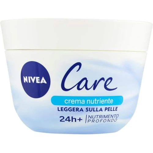Offerta a tempo: NIVEA Care Maxi Nutrimento Profondo Crema nutriente leggera per viso, mani e corpo in confezione da 400 ml, Crema idratante multiuso con Microsfere di Cera ad Idrodispersione - 32% da 8.79 € a 5.96 €