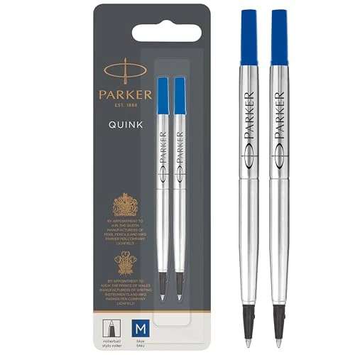 Offerta a tempo: PARKER ricarica per penna roller, punta media — 16% da 11,49 € a 9,69 €