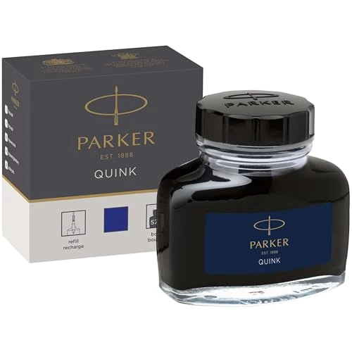 Oferta limitowana: Parker Quink 1950376 Atrament, Niebieski, 57 ml z 20.38 zł na 20.38 zł (oszczędź 0.00%)