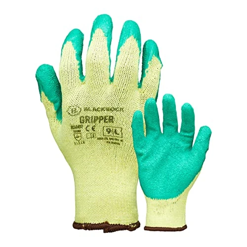 Offerta a tempo: Blackrock Guanti da lavoro in lattice con pinza, giardinaggio, uomini e donne, resistenti, resistenti alle spine, costruzione, palmo impermeabile, guanti di sicurezza spessi da giardino, fai da te - 35% da 3.94 € a 2.55 €