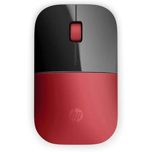 Offerta a tempo: HP Z3700 Mouse Wireless, Sensore Preciso, Tecnologia LED Blue, 1200 DPI, 3 Pulsanti, Rotella Scorrimento, Ricevitore USB Wireless 2.4 GHz Incluso, Design Pratico e Confortevole, Rosso — 35% da 22,99 € a 14,99 €