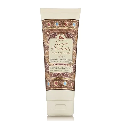 Offerta a tempo: Tesori d'Oriente - Doccia Crema Byzantium dalle Note di Rosa Nera e Labdano, Deterge la Pelle e Dona Nutrizione e Idratazione, 250ml - 0.00% da 3.20 € a 3.20 €