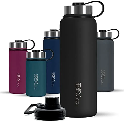 Tijdelijke aanbieding: 720°DGREE Roestvrijstalen Drinkfles "noLimit" - 950ml - Lekvrij, Koolzuur, BPA-Free - Thermosfles met Schroefsluiting voor Sport, Fitness, Outdoor +Gratis Sportdeksel van 33.12 € naar 33.12 € (0.00% korting)