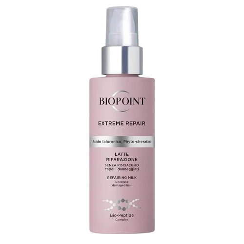 Offerta a tempo: Biopoint Extreme Repair - Latte Riparazione Senza Risciacquo, Azione Idratante, Nutriente e Fortificante, Contrasta il Danneggiamento del Capello, 125 ml - 17% da 11.90 € a 9.90 €