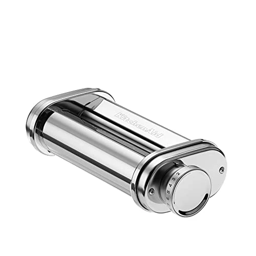 KitchenAid 5KSMPSA Pasta- Roller Edelstahl, nur für KitchenAid Küchenmaschinen
