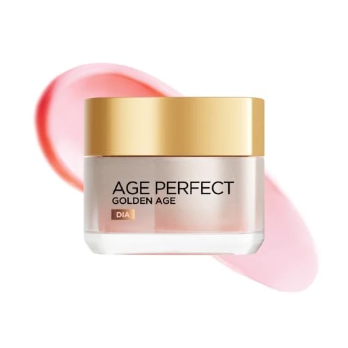 Oferta limitada: L'Oréal Paris Crema de Día Fortificante de Rosas Age Perfect Golden Age, Antiflacidez y Luminosidad. Para Pieles Maduras y Apagadas. Reaviva el tono rosado, 50 ml de 16.90 € a 11.98 € (ahorro 29%)
